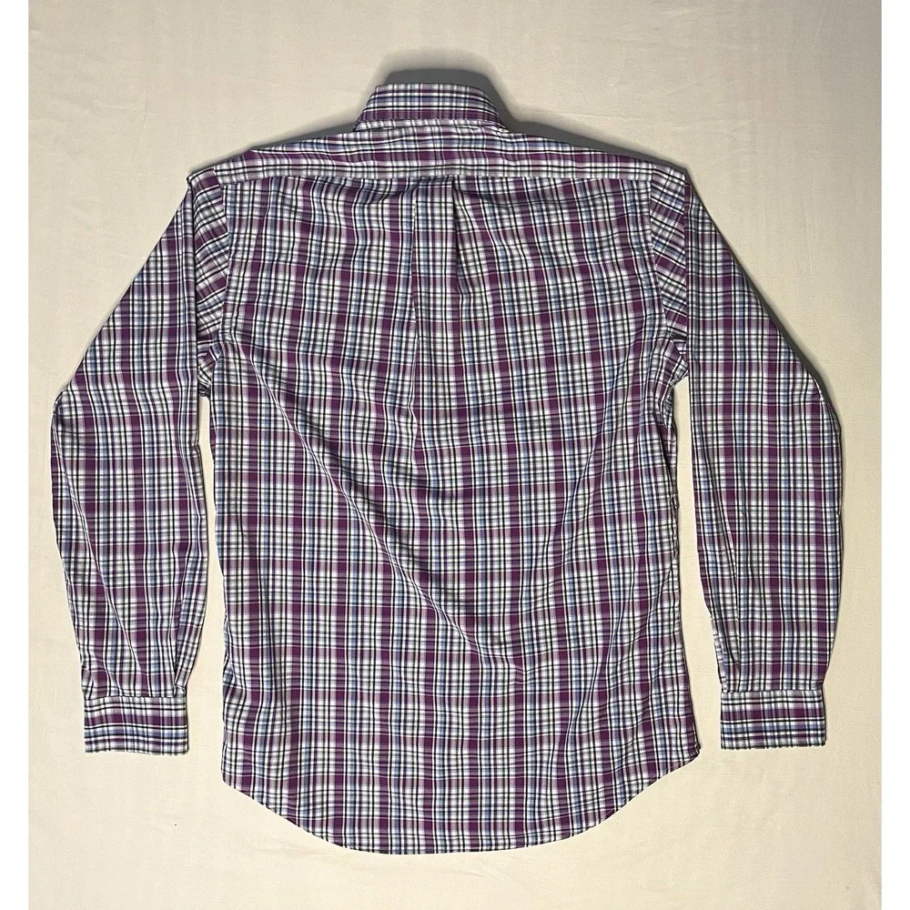 Polo Ralph Lauren Dress Shirts Men's SM Plaid Solid Long Sleeve Button Up Lot X2